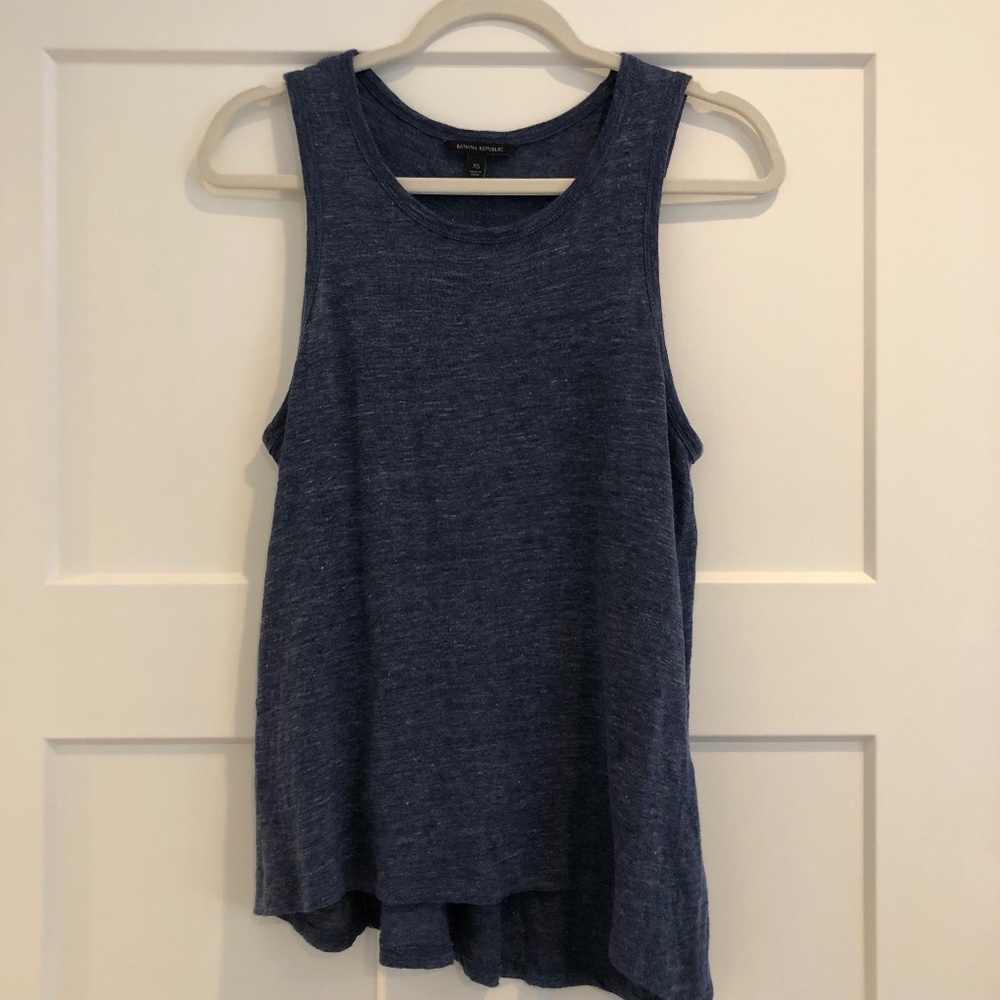 Banana Republic Linen Tank Top